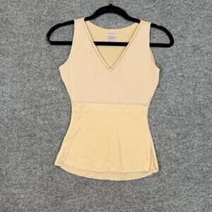 SPANX Cream V-Neck Bodysuit